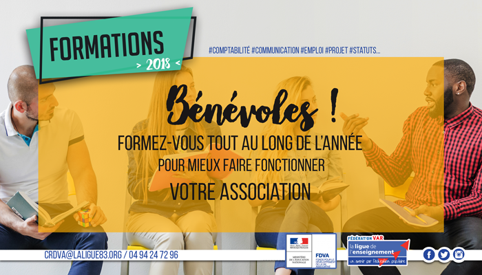 formations responsables associatifs bénévoles Toulon